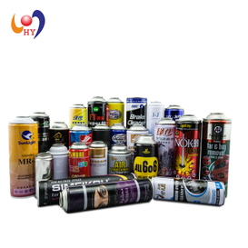 Embalaje de latas de aerosol vacías para productos industriales de cuidado de automóviles